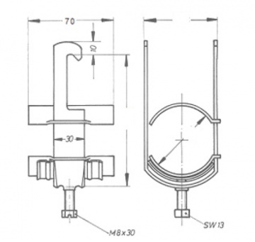 Устройство крепления фидера HCH-550-1L4 фотография 2