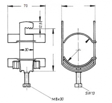 Устройство крепления фидера HCH-550-1R фотография 2