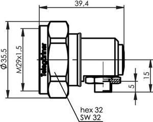 Разъем для полужёстких кабелей J01120B0024 фотография 2