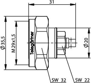 Разъем для полужёстких кабелей J01120C0074 фотография 2