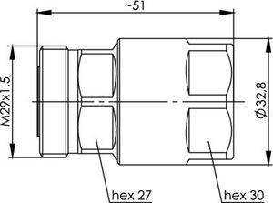 Разъем для полужёстких кабелей J01121B0000 фотография 2