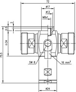 Грозоразрядник с четвертьволновым отрезком J01125A0023  фотография 2