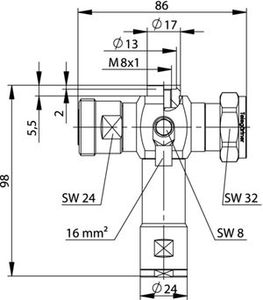 Грозоразрядник с четвертьволновым отрезком J01125A0039  фотография 2