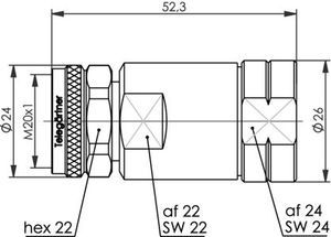 Разъем для фидерных кабелей J01440A0005. фотография 2