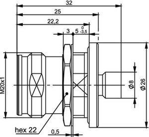 Разъем для полужёстких кабелей J01441A0002 фотография 2